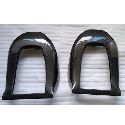 For Tesla Model 3 Carbon Fiber Seat Back, Dry Carbon Fiber Interior Seat Back Panel Cover