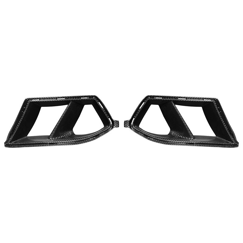 Suitable for BMW M3 G80 M4 G82 dry carbon fiber front bar trend carbon fiber front fog lamp air dissipation trend