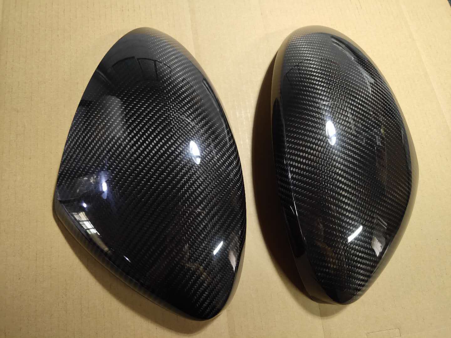 Carbon Fiber Rear View Mirror Housing for Porsche 718 Modified Cayman Boxster Carbon Fiber Rear View Mirror Housing