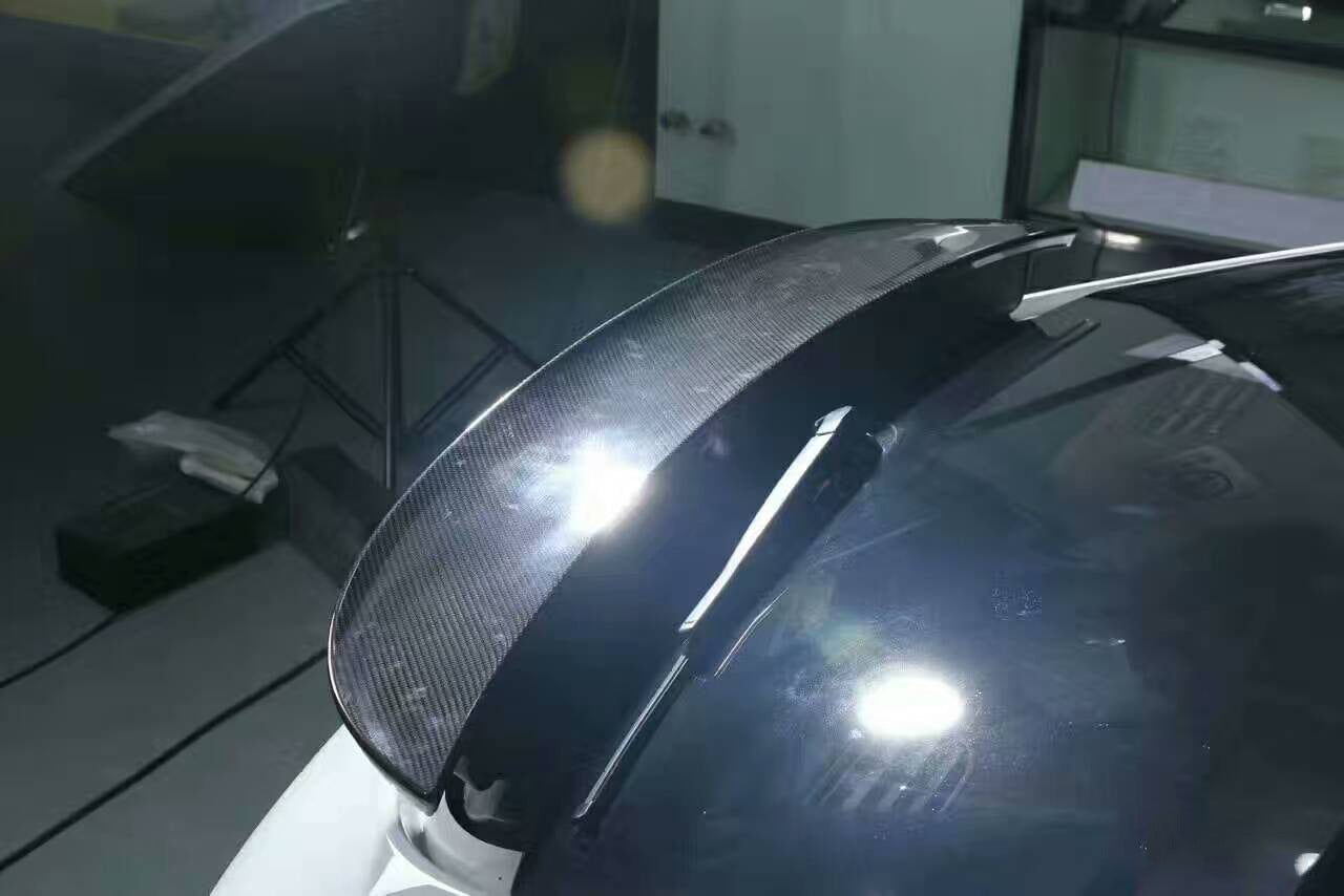 For Porsche Panamera 970 Carbon Fiber Rear Wing, Paramela Dry Carbon Fixed Wind Wing, Pressure Wing