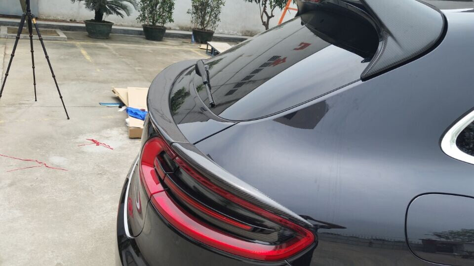 For Small Cayenne Middle Wing, Small Cayenne Macan Carbon Fiber Middle Wing Macan Three-piece Carbon Fiber Middle Wing