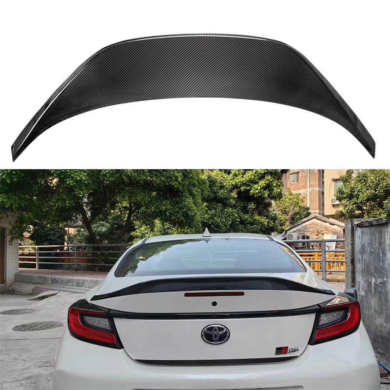 For 22 Toyota 86 Subaru BRZ Spoiler Tail Decoration Modified Dry Carbon True Carbon Toray 3K Fiber