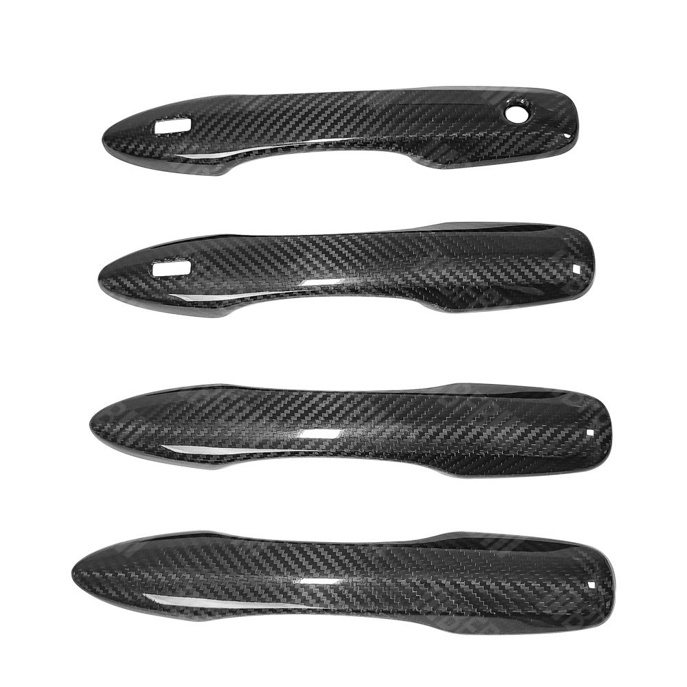 For 23-25 Toyota Corolla GR Carbon Fiber External Door Handle, Yaris GR Dry Carbon Fiber External Door Handle