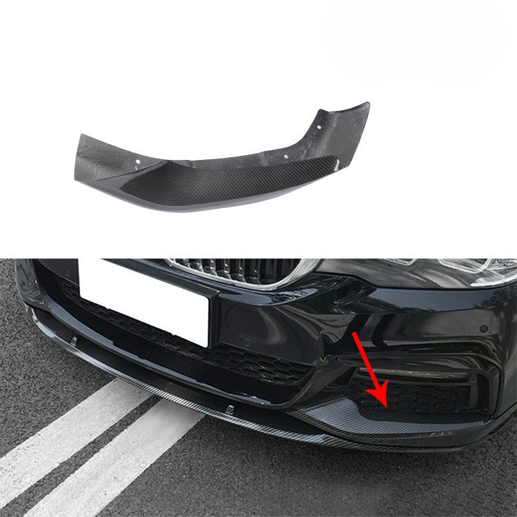 For BMW 5 Series G30 G38 M-Sport Dry Carbon Fiber Front Lip Front Shovel G30 Carbon Fiber Front Lip