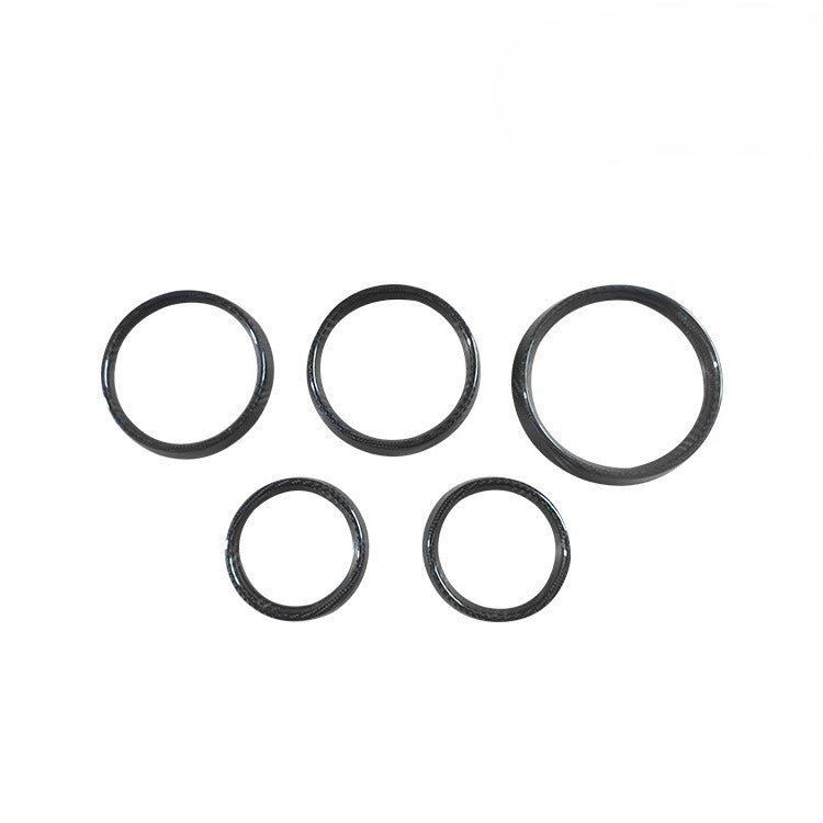 For Porsche 911 Carbon Fiber Dashboard Decoration Ring, Dry Carbon Fiber Instrument Speed Ring