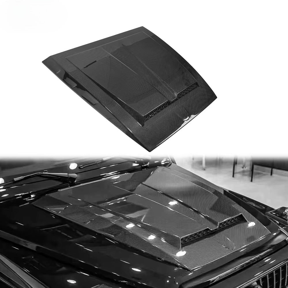 Dry Carbon Fiber Engine Hood Bonnet Cover for Mercedes-Benz W464 W463 G63 G500 2019+