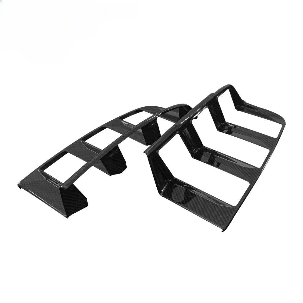 For 24 Ford Mustang Carbon Fiber Rear Taillight Cover Frame