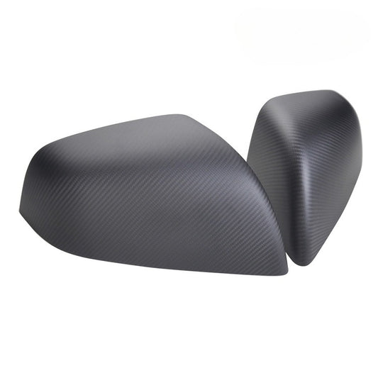 For 16-24 Tesla Tesla Model X Carbon Fiber Matte Rearview Mirror Cover Reverse Mirror Cover
