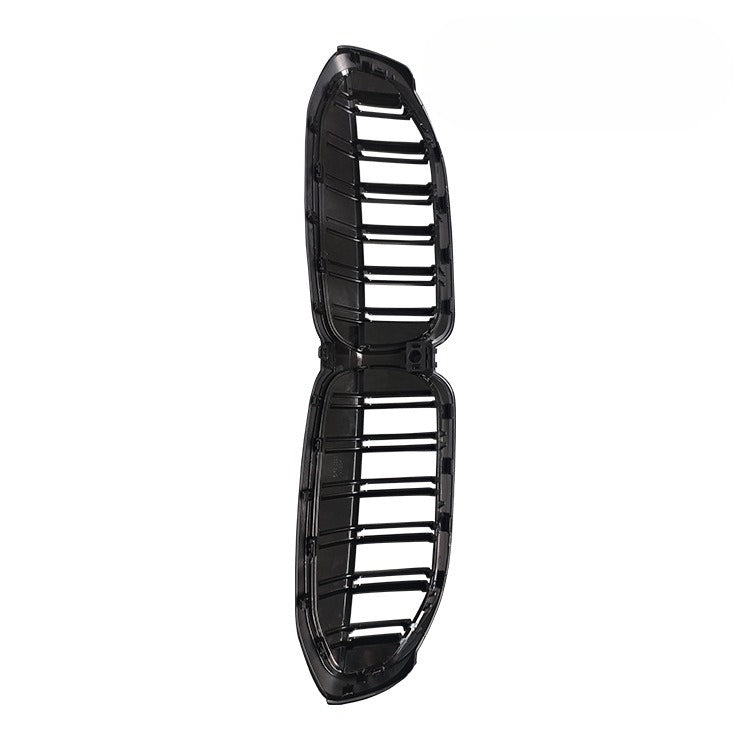 For BMW 3 Series G20 G28 Carbon Fiber Parallel Bar Bright Black Middle Mesh Carbon Fiber Front Air Intake Grille Double Kidney Middle Mesh