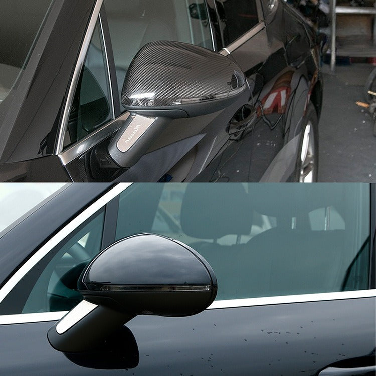 Carbon Fiber Rearview Mirror Cover for Porsche 718 Right Ride Cayman Boxster Carbon Fiber Rearview Mirror Cover