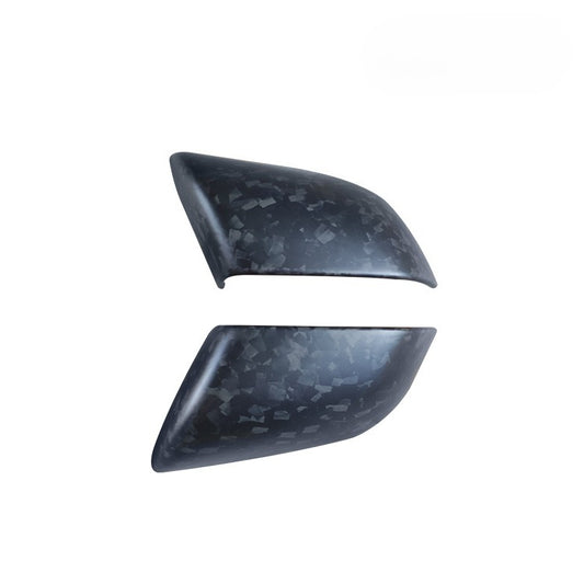 For The New Tesla Model Y Marble Ragged Rearview Mirror Case Model Y Forged Rearview Mirror Cover