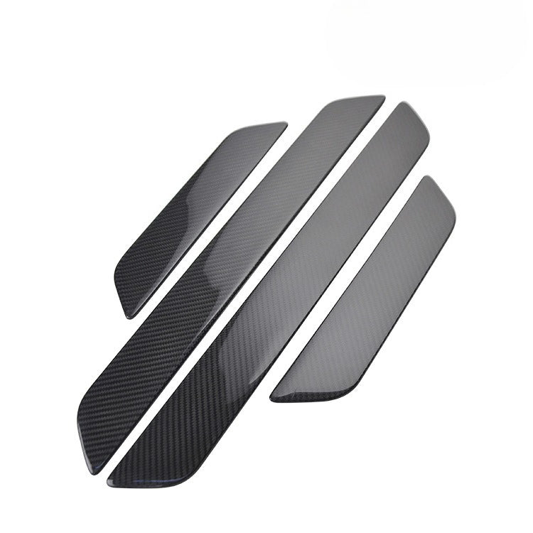 For New Tesla Model Y Carbon Fiber Threshold Trim Model 3 Carbon Fiber Welcome Pedal Case