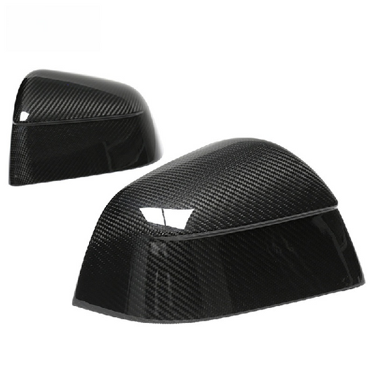 Applicable To Tesla Model Y Tesla Renewal Y Modified Dry Carbon Fiber Rearview Mirror Cover Rearview Mirror Cover
