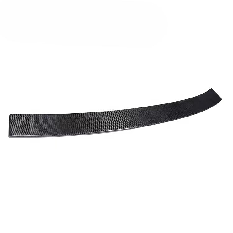 Glossy Black Carbon Fiber Window Roof Spoiler for Mercedes Benz C Class W204 4door 2007-2013