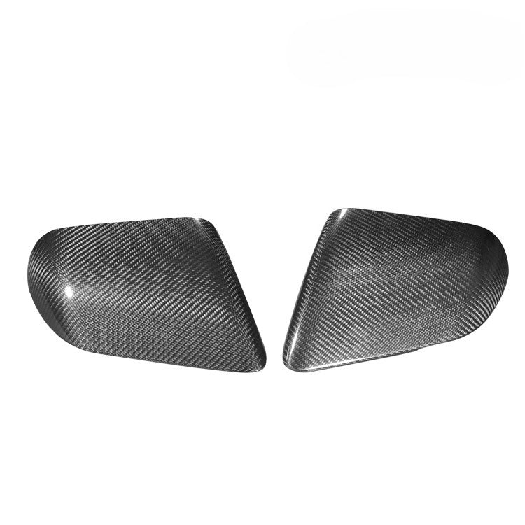 For 14-21 Ford Mustang Carbon Fiber Rearview Mirror Cover, US Standard Version with Light Position Rearview Mirror Case Reversing Cover