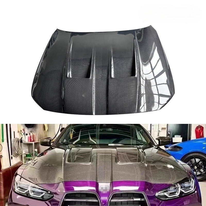 For BMW M3 G80 M4 G82 Carbon Fiber Hood Modified M3M4 Carbon Fiber Hood