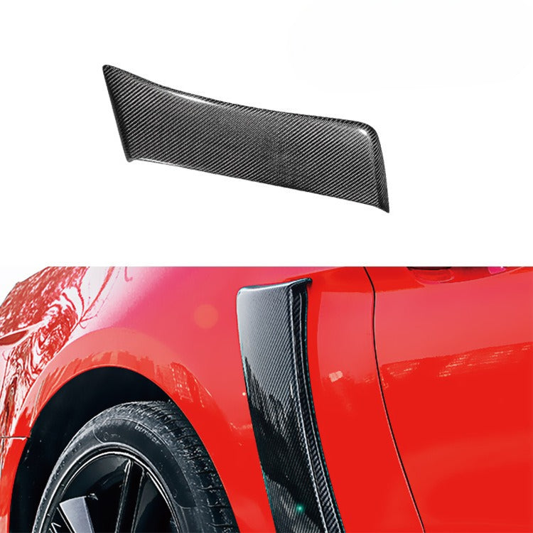 For Ford Mustang Carbon Fiber Fender Side Trend Modification, Carbon Fiber Fender Steering Side Out Trend