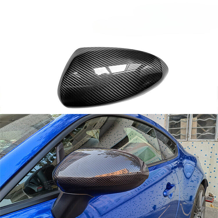 For Subaru BRZ Toyota GR86 Dry Carbon Fiber Rear Mirror Cover
