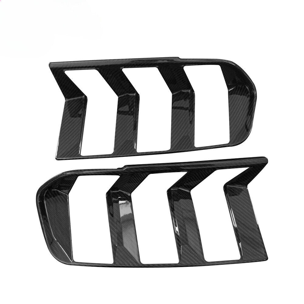 For 24 Ford Mustang Carbon Fiber Rear Taillight Cover Frame