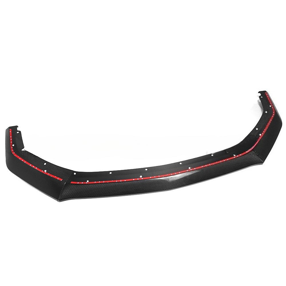 For 24 Black Horse Mustang GT S650 True Carbon Fiber Mustang Front Lip Front Shovel Three-stage Modification Accessories