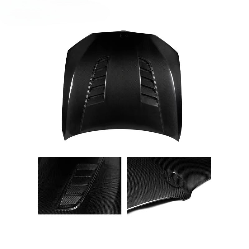 Car Exterior Tuning Accessories Front Bonnet Carbon Fiber Engine Hood Cover For Bmw M5 F90 V Style Engine Hoods