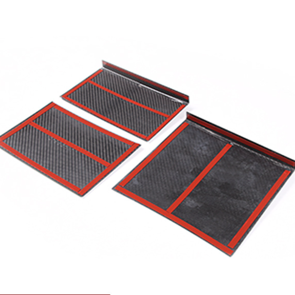 Full-Coverage Carbon Fiber Console Storage Lid Trim for 2023+ New Tesla Model 3 – Perfect Upgrade