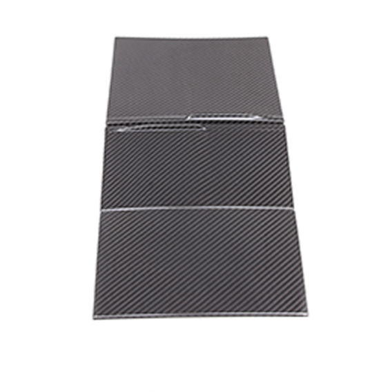 Full-Coverage Carbon Fiber Console Storage Lid Trim for 2023+ New Tesla Model 3 – Perfect Upgrade